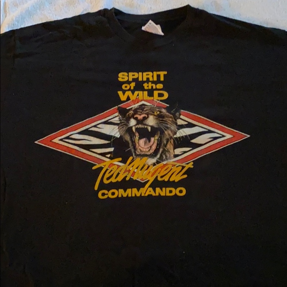 Vintage Ted Nugent commando concert T-shirt